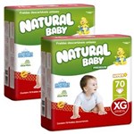 Ficha técnica e caractérísticas do produto Fraldas Natural Baby Premium XG - 140 Unidades
