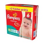 Ficha técnica e caractérísticas do produto Fraldas Pampers Supersec XG - Pacotão - 22un. + 2un.