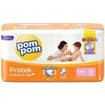 Ficha técnica e caractérísticas do produto Fraldas Pom Pom Protek Proteção de Mãe