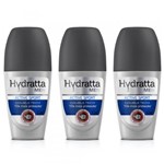 Ficha técnica e caractérísticas do produto Francis Hydratta Active Sport Desodorante Rollon 50ml (Kit C/03)