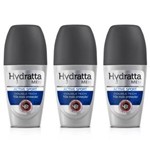 Ficha técnica e caractérísticas do produto Francis Hydratta Active Sport Desodorante Rollon 50ml - Kit com 03