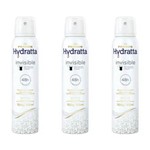 Ficha técnica e caractérísticas do produto Francis Hydratta Invisible Desodorante Aerosol 165ml (kit C/03)