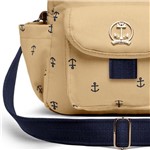 Frasqueira Térmica Toulon Navy Sarja Caramelo - Classic For Bags - Classic For Baby Bags