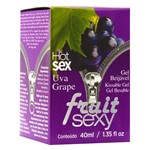 Ficha técnica e caractérísticas do produto Fruit Sexy Gel Comestível 40Ml - Intt (UVA)