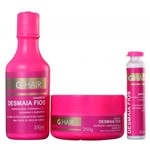 Ficha técnica e caractérísticas do produto G.Hair Desmaia Fios Kit Shampoo + Máscara + Ampola