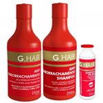 Ficha técnica e caractérísticas do produto G.hair Kit Antiemborrachamento Shampoo + Reconstrução + Ampola - Inoar