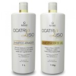 Gaboni Cicatri Liso Advance Kit Shampoo 1l + Creme Ativador 1kg