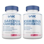 Garcinia Cambogia 500mg 60 Caps + Ioimbina (yohimbine) 5mg 120 Caps Unicpharma