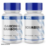 Ficha técnica e caractérísticas do produto Garcinia Cambogia 500mg 60 Caps + Ioimbina (Yohimbine) 5mg 120 Caps - Unicpharma