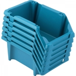 Gaveteiro plástico jogo com 6 peças modelo prático nº 3 azul Vonder - caixa com 3 Unidade