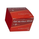 Ficha técnica e caractérísticas do produto Gel Acrílico Vitral Piubella 14g - Vermelho