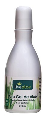 Ficha técnica e caractérísticas do produto Gel Aloe Vera Natural Multifuncional Sem Perfume 210 Ml - Live Aloe