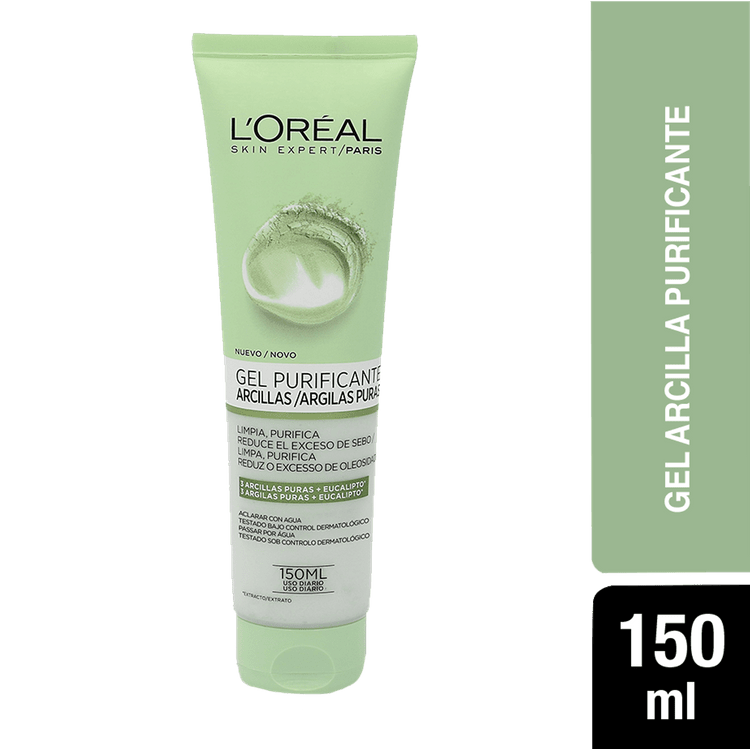 Ficha técnica e caractérísticas do produto Gel Arcilla Purificante L'Oréal, 150 Ml Gel Arcilla Purificante L'oreal, 150 Ml