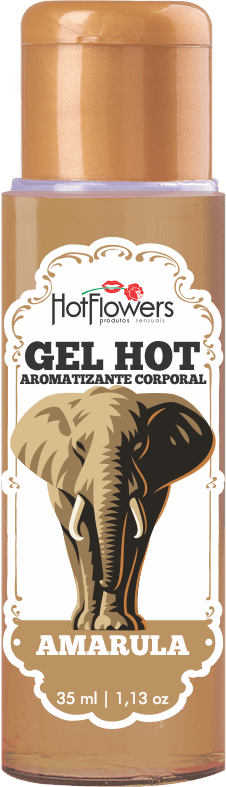 Ficha técnica e caractérísticas do produto Gel Aromatizante Hot Amarula - Hot Flowers