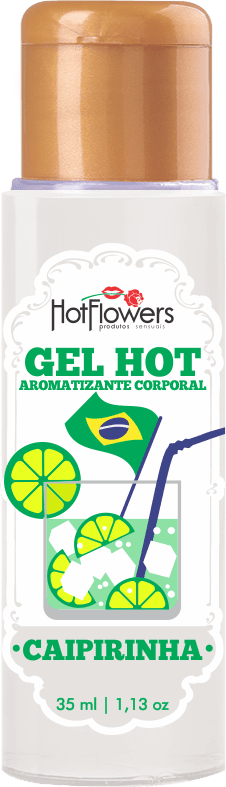 Ficha técnica e caractérísticas do produto Gel Aromatizante Hot Caipirinha - Hot Flowers