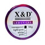 Ficha técnica e caractérísticas do produto Gel Clear Transparente Led Uv X&D 56gr para Unhas Gel