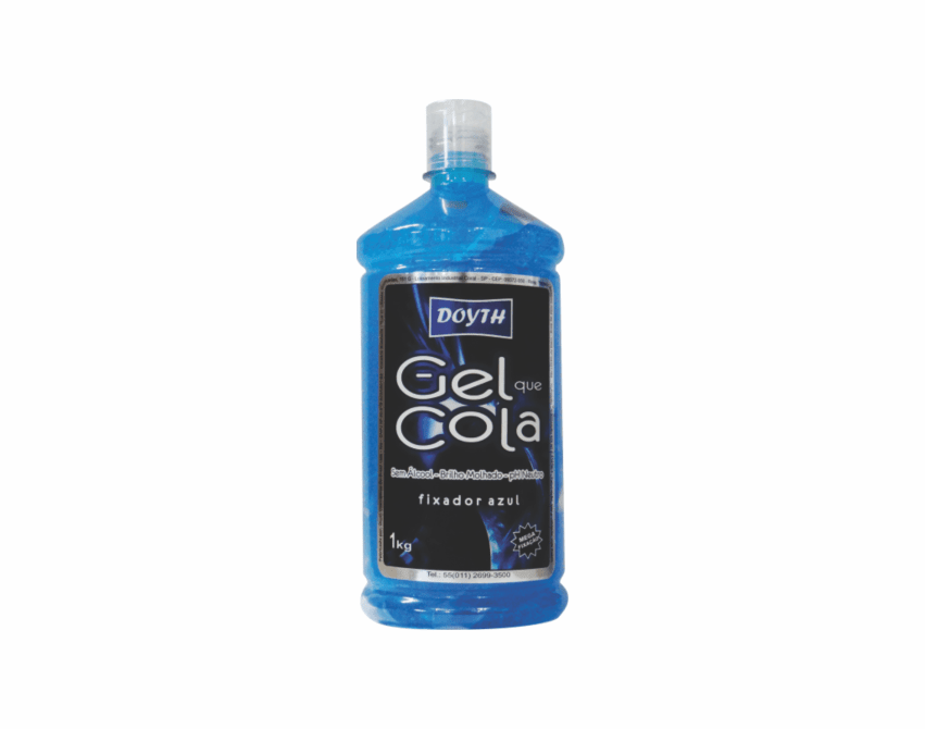Ficha técnica e caractérísticas do produto Gel Cola Garrafa 1 Kg. Azul - Doyth