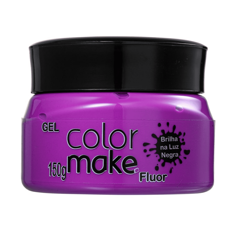 Ficha técnica e caractérísticas do produto Gel ColorMake Fluorescente Roxo 150g