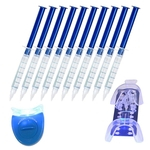 Ficha técnica e caractérísticas do produto Gel de branqueamento dentes seringa 10pcs Pack luz fria loção de Beleza Cuidados orais