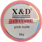 Ficha técnica e caractérísticas do produto Gel de Unha Led Uv X&d Pink Nude 56g Acrigel
