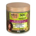 Gel Revitalizador Salon Line SOS Azeite de Oliva 550g