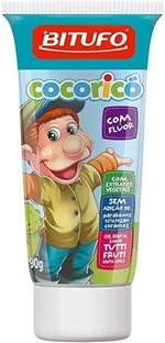 Ficha técnica e caractérísticas do produto Gel Dental Bitufo Cocoricó Tutti-Frutti - 90g