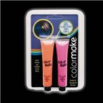 Ficha técnica e caractérísticas do produto Gel Fluorescente Neon para Cabelo - Kit 2 UN Laranja e Pink