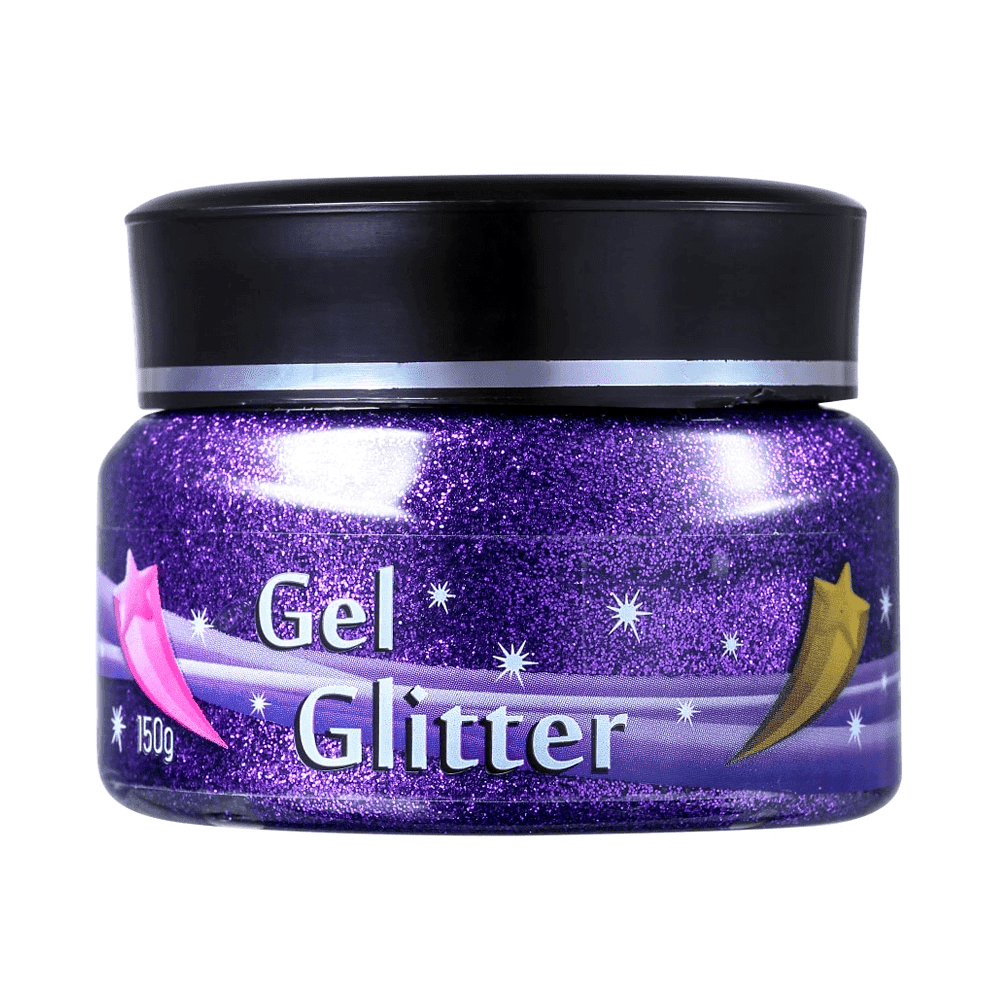 Ficha técnica e caractérísticas do produto Gel Glitter ColorMake Roxo 150g