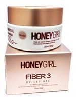 Ficha técnica e caractérísticas do produto Gel Honey Girl Fiber3 Nude Construção de Unha em Gel Fibra Acrigel 30gr