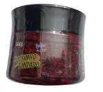 Ficha técnica e caractérísticas do produto Gel para Cabelos com Glitter Vermelho 150 Gr Rostinho Pintado