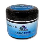 Gel para Unhas com Pó - Clearfiber Clear ou Transparente 30g Gel Uv/led Keragel