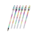 Gel Pen 0.8mm 12 PCS por Set Fruit-perfumado do arco-íris Gel Pen Set Escritório Escola estacionária Moda Suprimentos Pen Writing