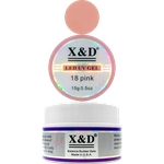 Ficha técnica e caractérísticas do produto Gel X&d Led Uv Unhas Alongamento Xd Original 15g 18 Pink