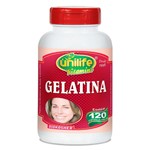 Ficha técnica e caractérísticas do produto Gelatina (550mg) 120 Cápsulas - Unilife
