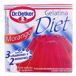 Ficha técnica e caractérísticas do produto Gelatina Diet Morango Dr. Oetker 12G - Dr Oetker