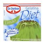 Ficha técnica e caractérísticas do produto Gelatina Diet Sabor Limão Dr. Oetker 12g