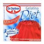 Ficha técnica e caractérísticas do produto Gelatina Diet Sabor Morango Dr. Oetker 12g