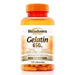Ficha técnica e caractérísticas do produto Gelatina Sundown Gelatin 650mg C/ 100 Cápsulas
