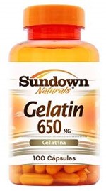 Ficha técnica e caractérísticas do produto Gelatina Sundown Gelatin 650Mg C/ 100 Cápsulas