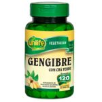 Ficha técnica e caractérísticas do produto Gengibre C/ Chá Verde Unilife - 400mg 120 Comprimidos