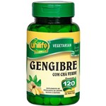 Ficha técnica e caractérísticas do produto Gengibre com Chá Verde 120 Comprimidos de 400mg - Unilife