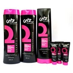 Getz Pós Química Kit Shampoo, Condicionador, Máscara + 3 Ampolas Power Repair 15g