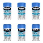 Ficha técnica e caractérísticas do produto Gillette Clear Gel Cool Wave Desodorante 45g (Kit C/06)
