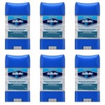 Ficha técnica e caractérísticas do produto Gillette Clear Gel Desodorante Dry Stick Antibacteriano 82g - Kit com 06