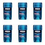Ficha técnica e caractérísticas do produto Gillette Clear Gel Desodorante Dry Stick Clinical 45g (Kit C/06)