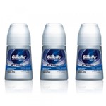 Ficha técnica e caractérísticas do produto Gillette Cool Wave Desodorante Rollon 50ml (Kit C/03)
