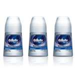 Ficha técnica e caractérísticas do produto Gillette Cool Wave Desodorante Rollon 50ml - Kit com 03