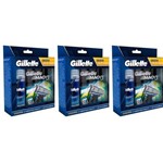 Gillette Mach3 Sensi Care Carga C/4 + Gel 71g (kit C/03)