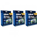 Ficha técnica e caractérísticas do produto Gillette Mach3 Sensi Care Carga C/4 + Gel 71g (Kit C/03)