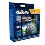 Ficha técnica e caractérísticas do produto Gillette Mach3 Sensi Care Carga C/4 + Gel 71g